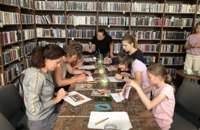 Kurz podmalby na sklo v Rapotíně